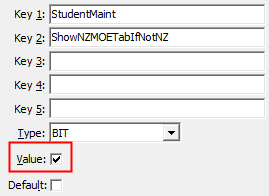 Configuration File Maintenance - ShowNZMOETabIfNotNZ configuration setting
