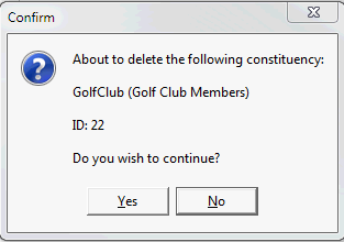 Confirm about to delete constituency window