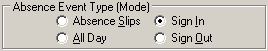 Create Absence Event (Absence Event Type, inactive)