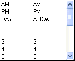 Create Absence Event (Absence slip, Period dropdown only)