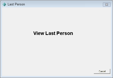 Create Absence Event - Auto Sign In (second screen, view last person)