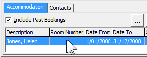 Current Student Maintenance - Accommodation tab - Accommodation sub-tab (double click, cut down)
