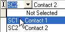 Current Student Maintenance - Contacts tab (grid)
