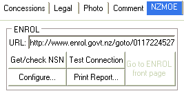 Current Student Maintenance - NZMOE tab (New buttons for 2009 roll returns)
