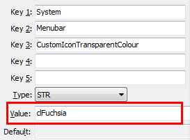 CustomIconTransparentColour configuration setting