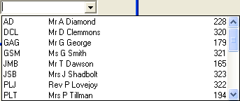 Set Attendance Search Criteria window (Set Attendance Records as being entered by a different staff member field)