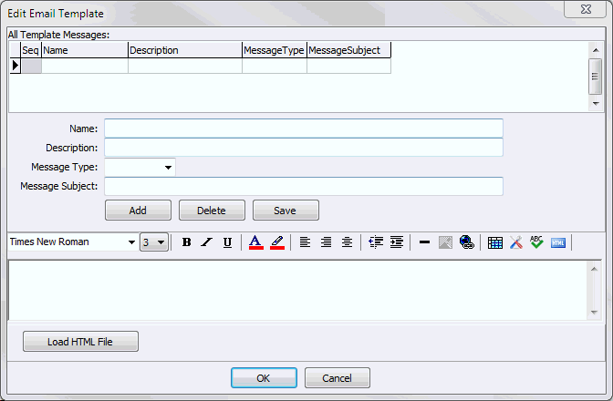 Edit Email Template