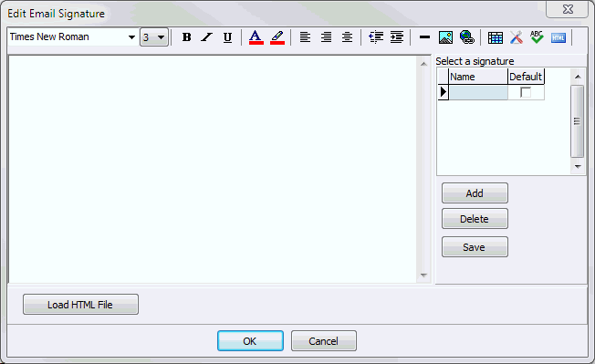 Edit Signature