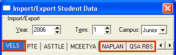 Import/Export Student Data (cut down)