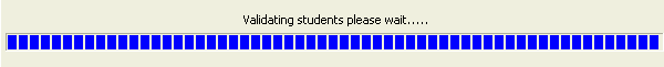 Validating students message