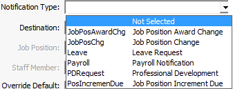 Job Position Maintenance - Notifications tab(notification type, cut down)