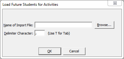 Load Future Students for Activities
