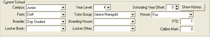 Lookup table maintenance (example 1)