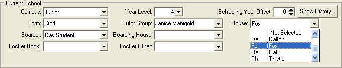 Lookup table maintenance (example 2)