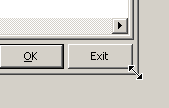 Manipulating window - corner