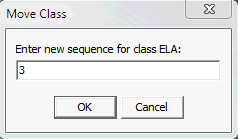 Move Class window