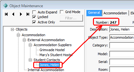 Object Maintenance window (cut down)