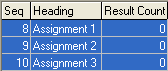 Select MarkBook to Load window (grid area)