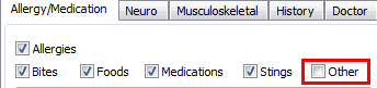 Student Medical - Allergy/Medicatn tab (cut down)