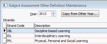 Subject Assessment Other Definition Maintenance (cut down)