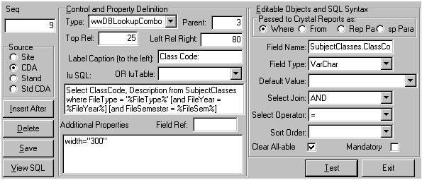 User Form Designer window (cut down)