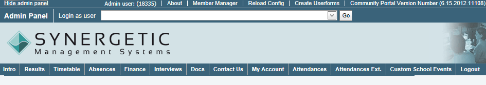 Community Portal - Admin Panel