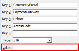 Configuration File Maintenance - AccessCode