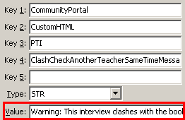 Configuration File Maintenance - ClashCheckAnotherTeacherSameTime setting (value cutdown, portal)