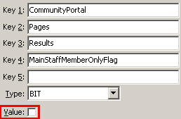 Configuration File Maintenance - MainStaffMemberOnlyFlag setting (value cutdown, portal)