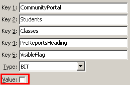 Configuration File Maintenance - PreReportsHeadingVisibleFlag setting (value cutdown, portal)
