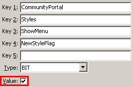 Configuration File Maintenance - ShowMenuNewFlagStyle setting (value cutdown, portal)