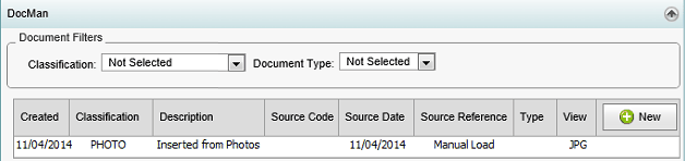 Staff Maintenance - DocMan bar (synweb)