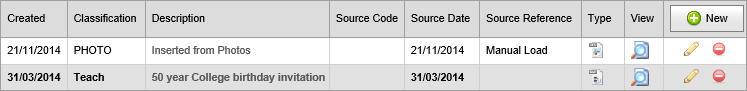 Student Maintenance - DocMan bar (grid area, no Seq, synweb)