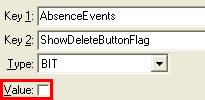 Configuration File Maintenance (ShowDeleteButtonFlag)
