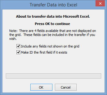 Transfer Data into Excel window (2)