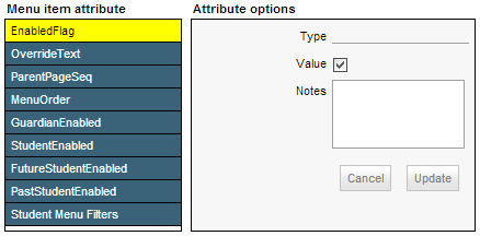 Configuration- EnabledFlag attribute (Community Portal)