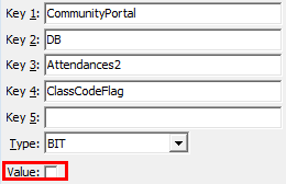 Configuration File Maintenance - ClassCodeFlag
