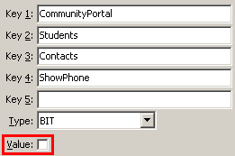 Configuration File Maintenance - ContactsShowPhone setting (value cutdown, portal)