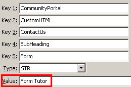 Configuration File Maintenance - ContactUsSubHeadingForm setting (value cutdown, portal)