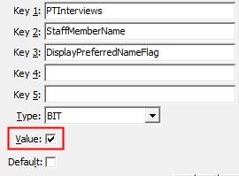 Configuration File Maintenance - DisplayPreferredNameFlag (portal)