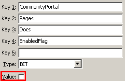 Configuration File Maintenance - DocsEnabledFlag setting (value cutdown, portal)