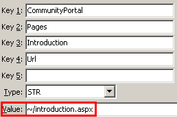 Configuration File Maintenance - IntroURL setting (value cutdown, portal)