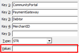 Configuration File Maintenance - MerchantID