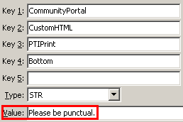Configuration File Maintenance - PTIPrintBottom setting (value cutdown, portal)