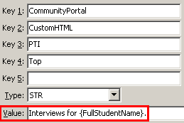 Configuration File Maintenance - PTITop setting (value cutdown, portal)