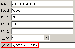 Configuration File Maintenance - PTIURLsetting (value cutdown, portal)