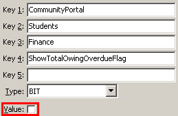 Configuration File Maintenance - ShowTotalOwingOverdueFlag setting (value cutdown, portal)