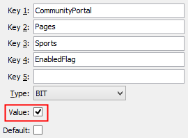 Configuration file maintenance - SportsEnabledFlag configuration setting