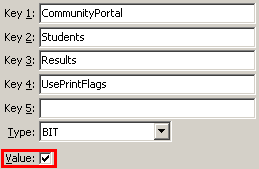 Configuration File Maintenance - UsePrintFlags setting (value cutdown, portal)