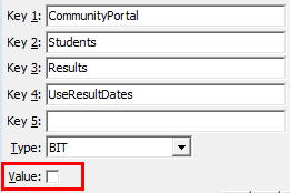 Configuration File Maintenance - UseResultDates setting (false)
